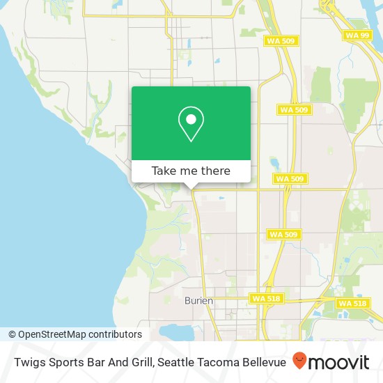 Mapa de Twigs Sports Bar And Grill