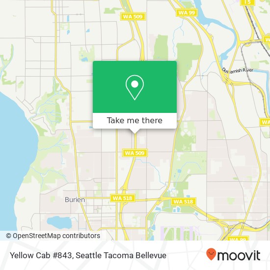 Mapa de Yellow Cab #843