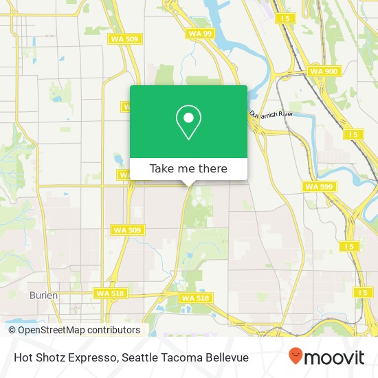 Hot Shotz Expresso map