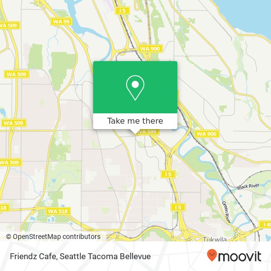 Friendz Cafe map