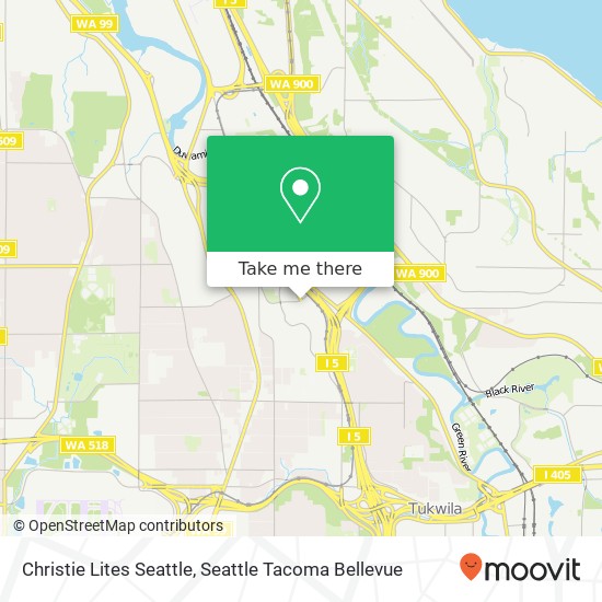 Christie Lites Seattle map