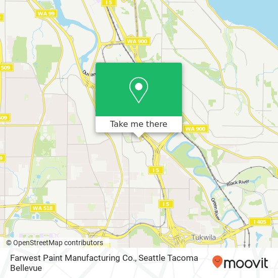 Farwest Paint Manufacturing Co. map