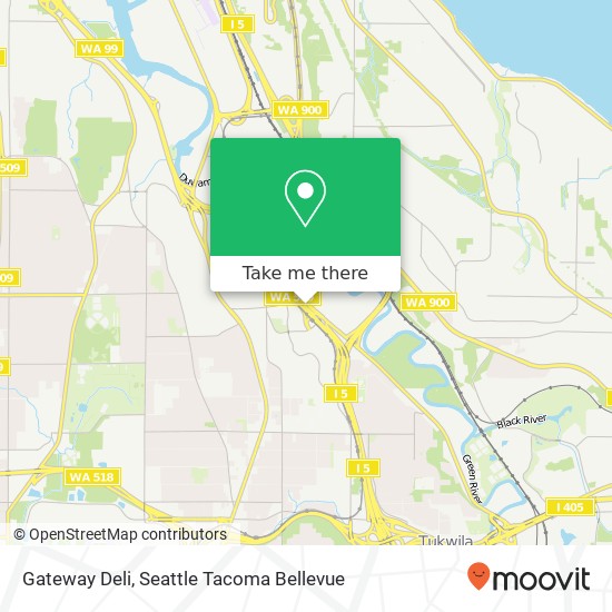 Gateway Deli map