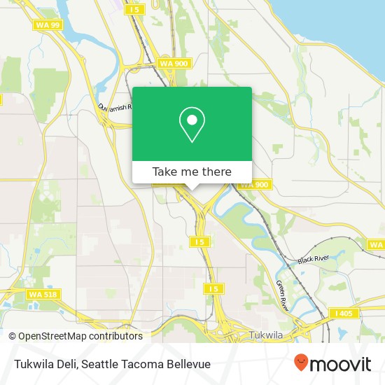 Mapa de Tukwila Deli