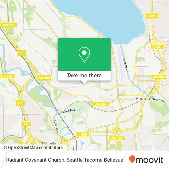 Mapa de Radiant Covenant Church