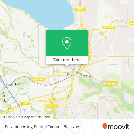 Salvation Army map