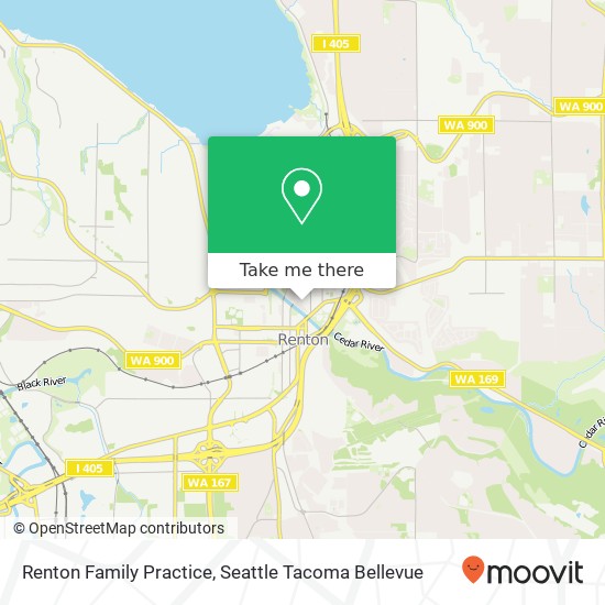 Renton Family Practice map