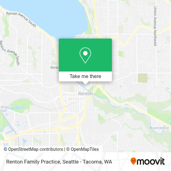 Renton Family Practice map