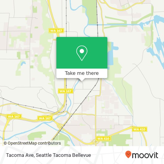 Mapa de Tacoma Ave