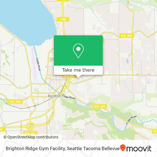 Brighton Ridge Gym Facility map