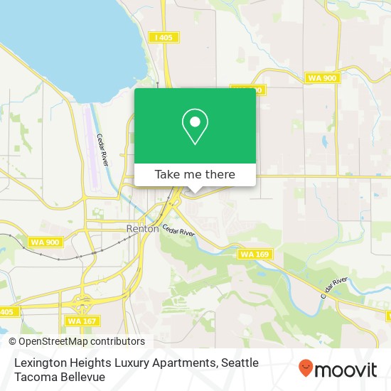 Lexington Heights Luxury Apartments map