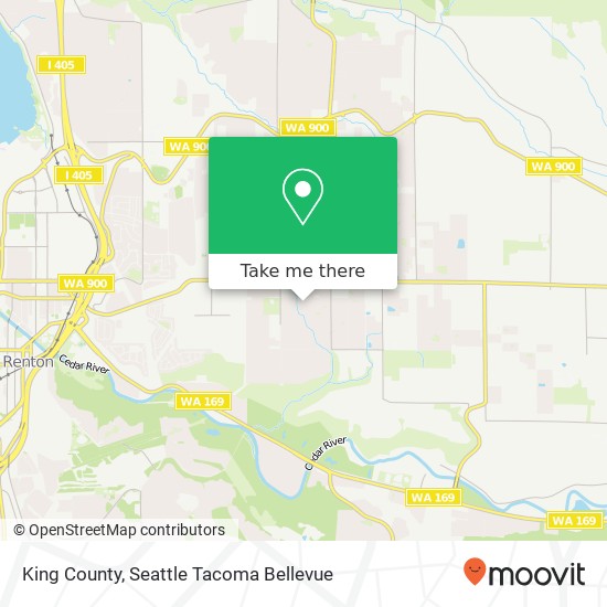 King County map