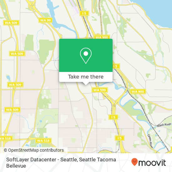 SoftLayer Datacenter - Seattle map