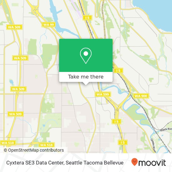 Mapa de Cyxtera SE3 Data Center