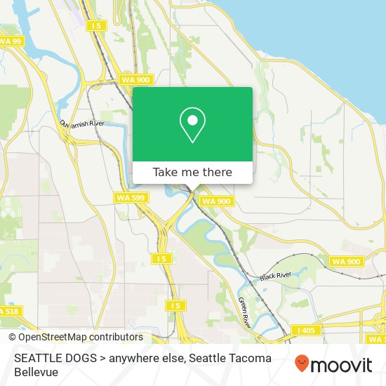 Mapa de SEATTLE DOGS > anywhere else