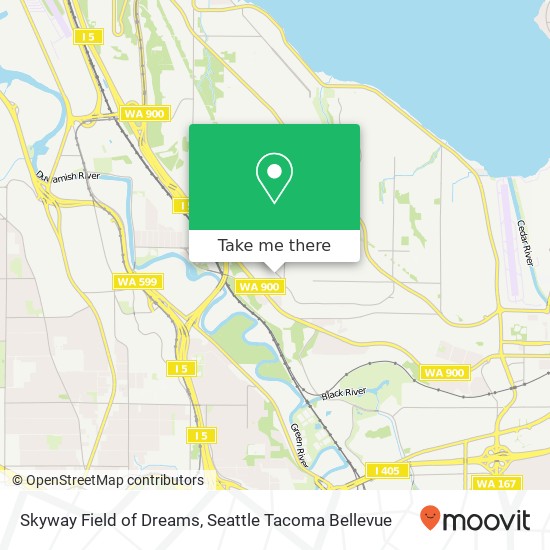 Mapa de Skyway Field of Dreams