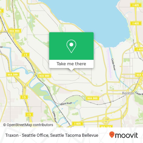 Mapa de Traxon - Seattle Office