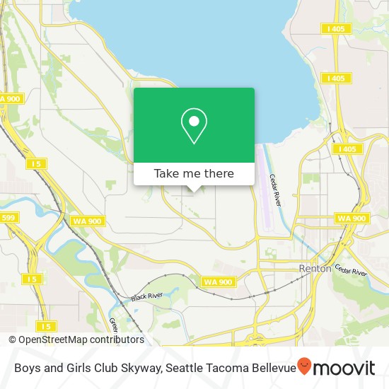 Boys and Girls Club Skyway map