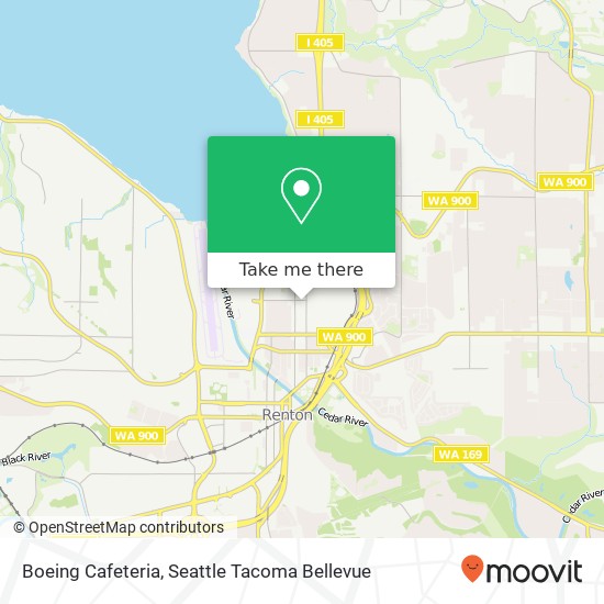 Boeing Cafeteria map