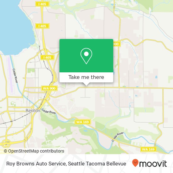 Mapa de Roy Browns Auto Service