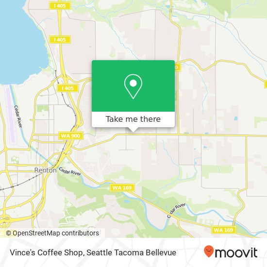 Vince's Coffee Shop map