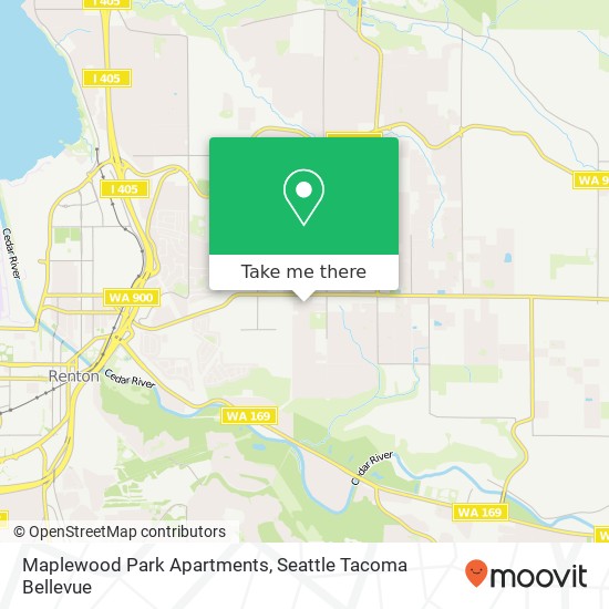 Mapa de Maplewood Park Apartments