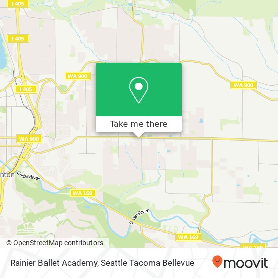 Rainier Ballet Academy map