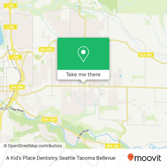 A Kid's Place Dentistry map