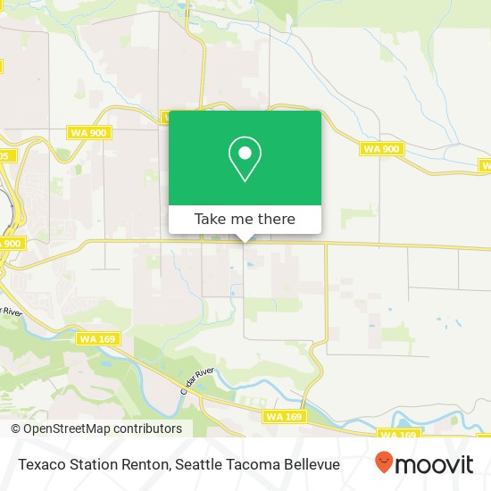 Mapa de Texaco Station Renton