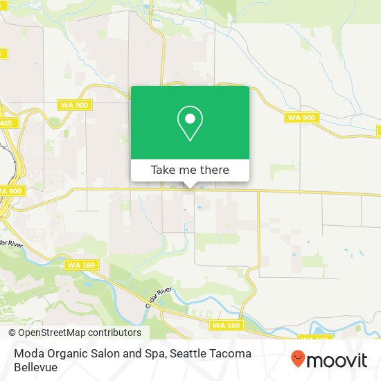 Moda Organic Salon and Spa map