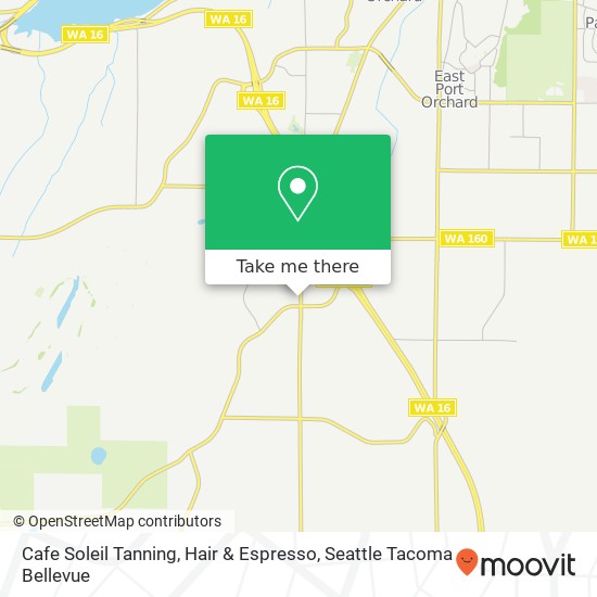 Cafe Soleil Tanning, Hair & Espresso map