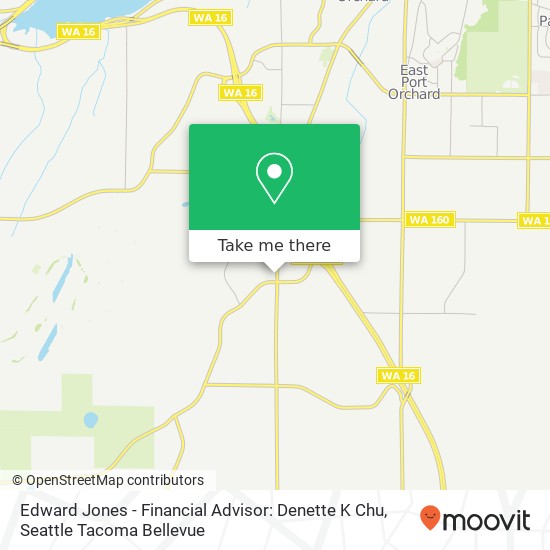 Mapa de Edward Jones - Financial Advisor: Denette K Chu