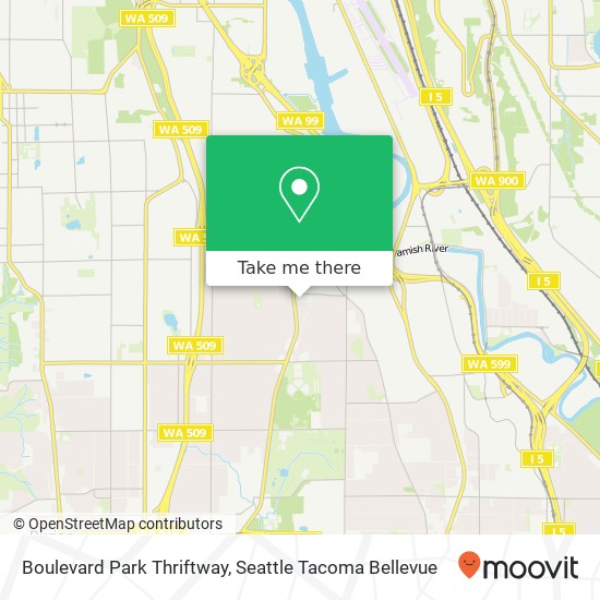 Boulevard Park Thriftway map