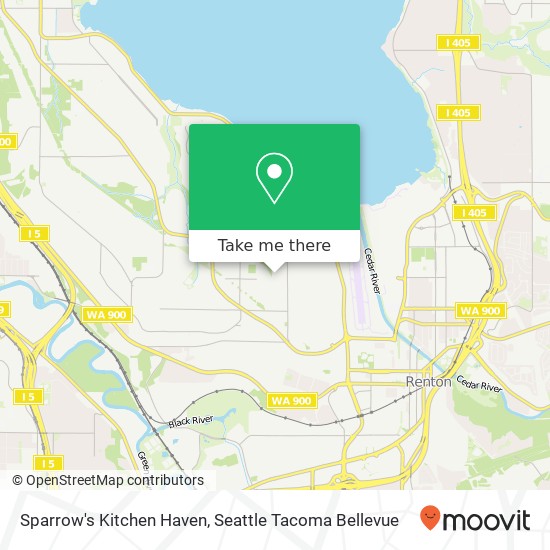 Sparrow's Kitchen Haven map