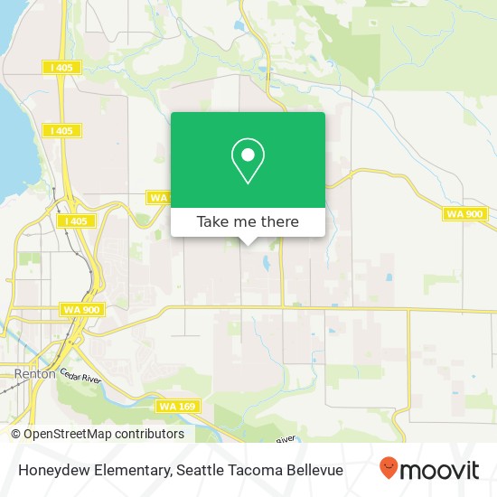 Mapa de Honeydew Elementary