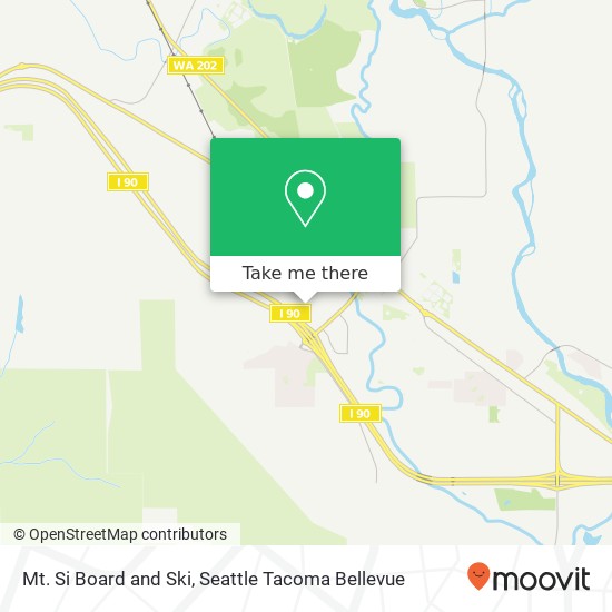 Mt. Si Board and Ski map