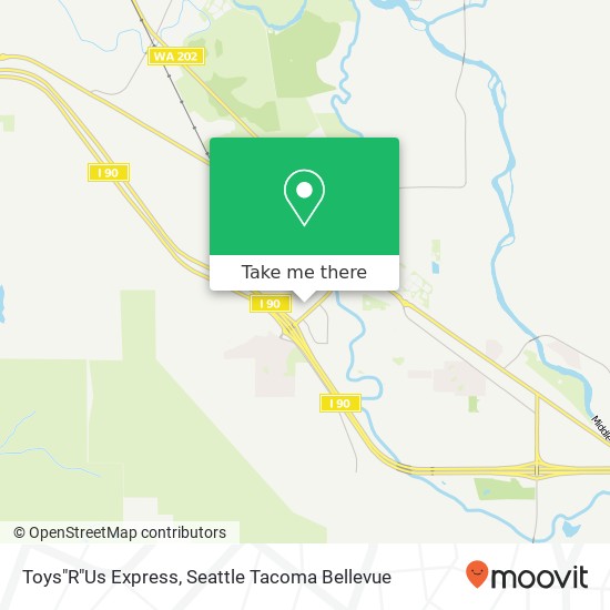 Toys"R"Us Express map