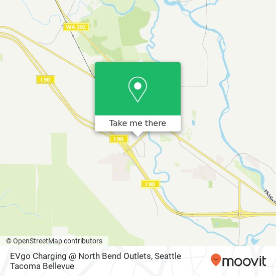 Mapa de EVgo Charging @ North Bend Outlets