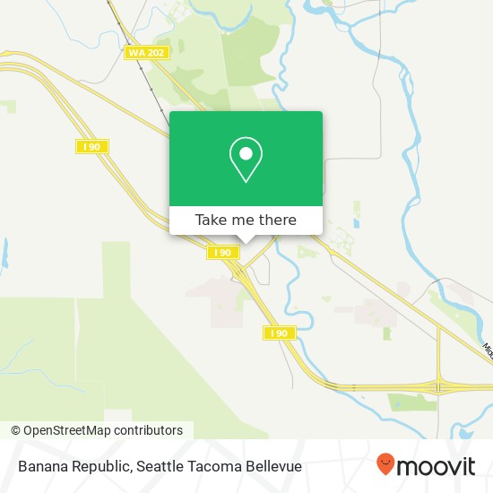 Banana Republic map