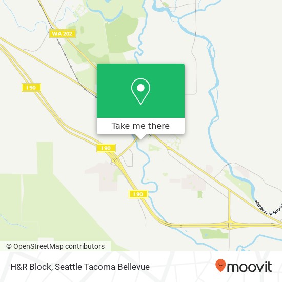 H&R Block map