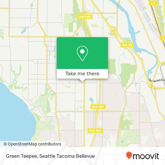 Mapa de Green Teepee