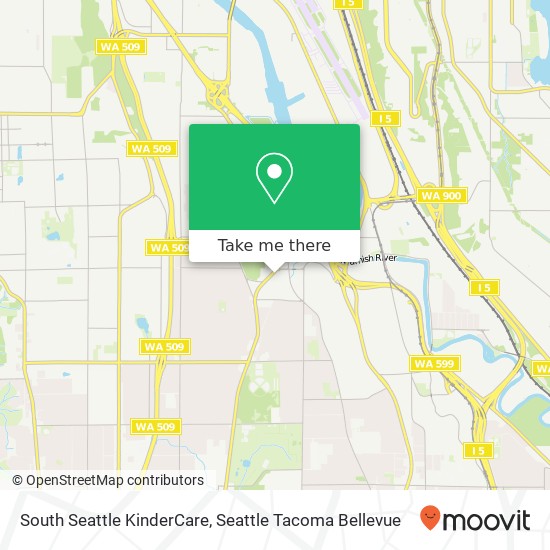 Mapa de South Seattle KinderCare