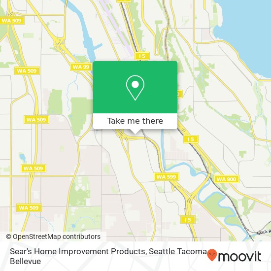 Sear's Home Improvement Products map