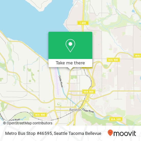 Metro Bus Stop #46595 map