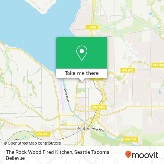 Mapa de The Rock Wood Fired Kitchen