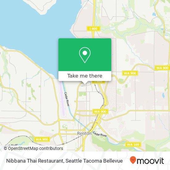 Mapa de Nibbana Thai Restaurant