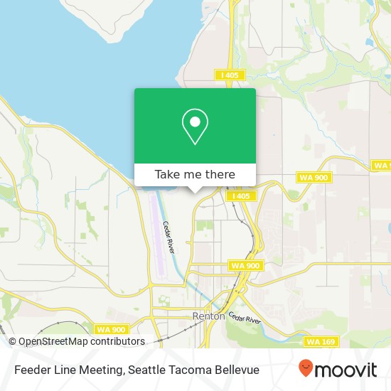 Feeder Line Meeting map