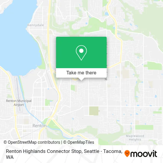 Renton Highlands Connector Stop map