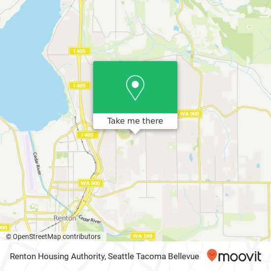 Renton Housing Authority map