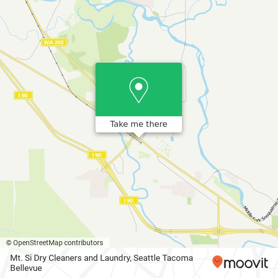 Mt. Si Dry Cleaners and Laundry map